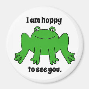 Frog, green magnet