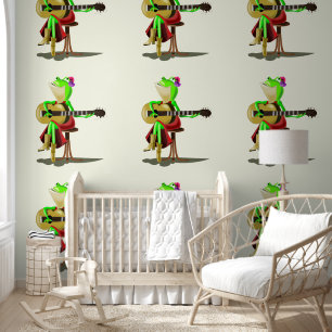 Frog Guitar Player Funny Wallpaper
