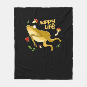 Frog Happy Essential Fleece Blanket
