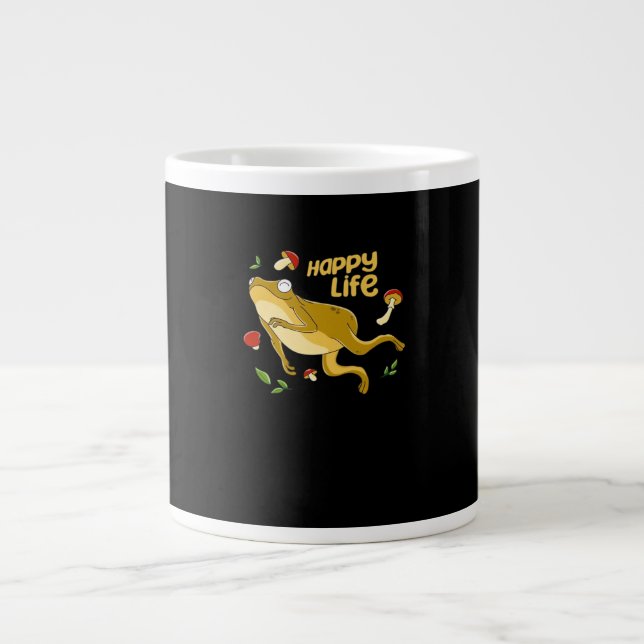 Frog Happy  Essential Large Coffee Mug (Front)