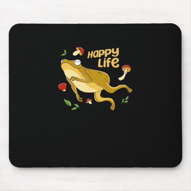 Frog Happy  Essential Mouse Mat (Front)