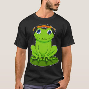 Frog Headphone Music T-Shirt