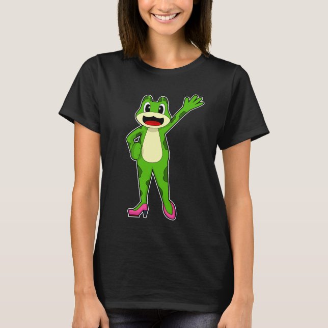 Frog High heels T-Shirt (Front)