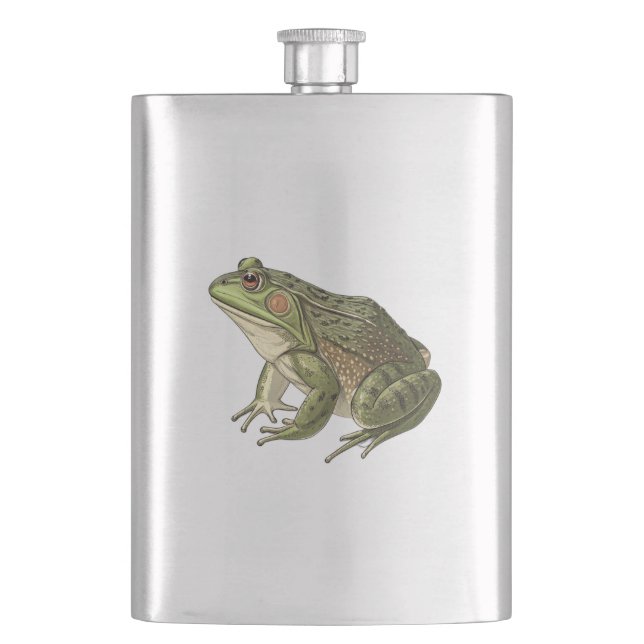 Frog Hip Flask (Front)