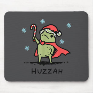 Frog Huzzah Frog Knight Funny Sword Meme Quote Chr Mouse Mat