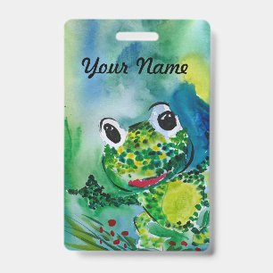 Frog ID Badge