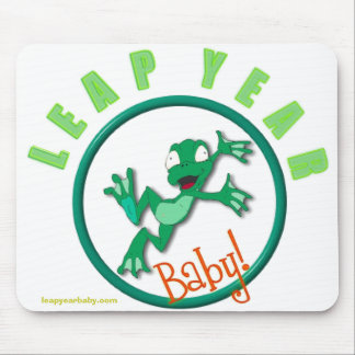 frog in a circle, leapyearbaby.com mouse mat