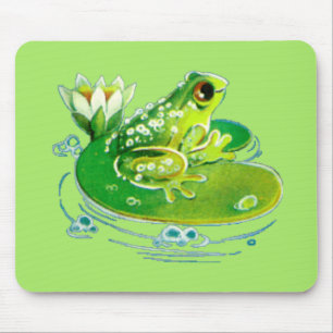 Frog In A Pond Mousepad