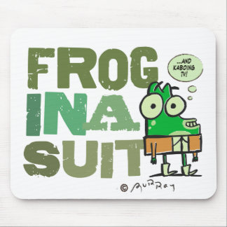 Frog in a Suit Mousepad