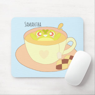 Frog in Cup Of Tea Mouse Mat
