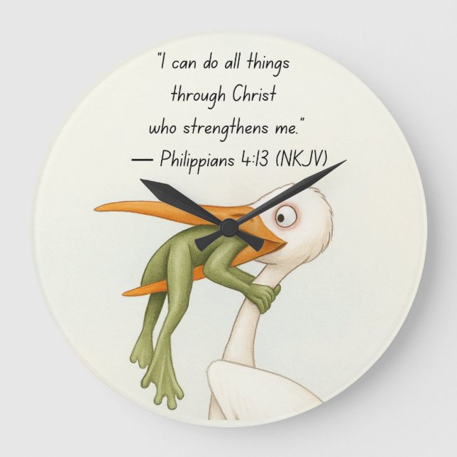 Frog in Distress Clock (Front)