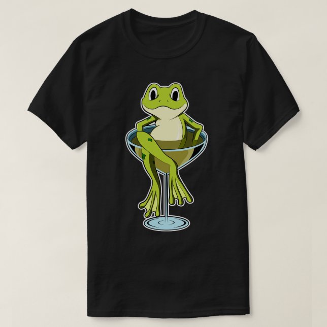 Frog in Glass T-Shirt (Design Front)