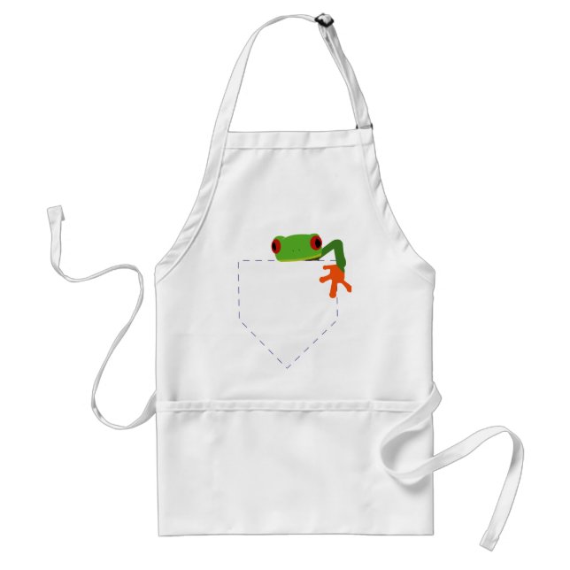 Frog in My Pocket Standard Apron (Front)