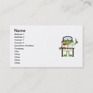 Frog in the Science Lab Business Card