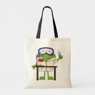 Frog in the Science Lab Tote Bag