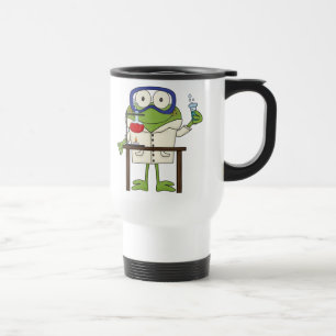 Frog in the Science Lab Travel Mug