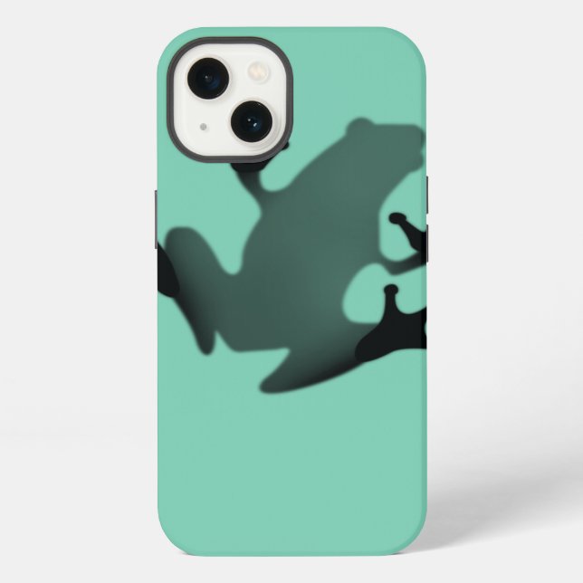 Frog Inside Choose Your Colour iPhone Case (Back)