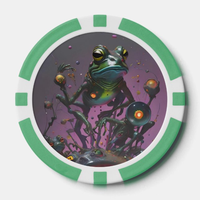 Frog It All II  Poker Chips (Front)