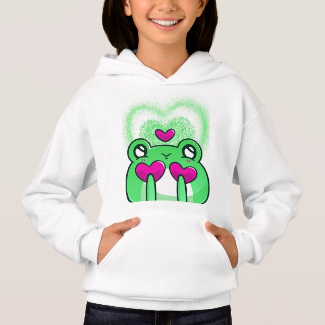 Frog kawaii sweatshirt (Front)