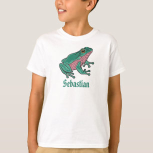 Frog Kids T-Shirt customizable Animal Tee for Boys