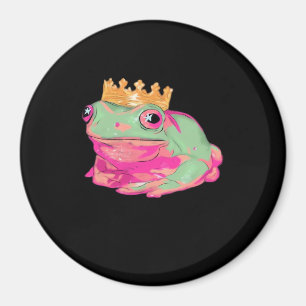 Frog King - Funky Meme Classic Magnet