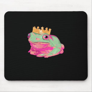 Frog King Funky Meme Classic Style Mouse Mat