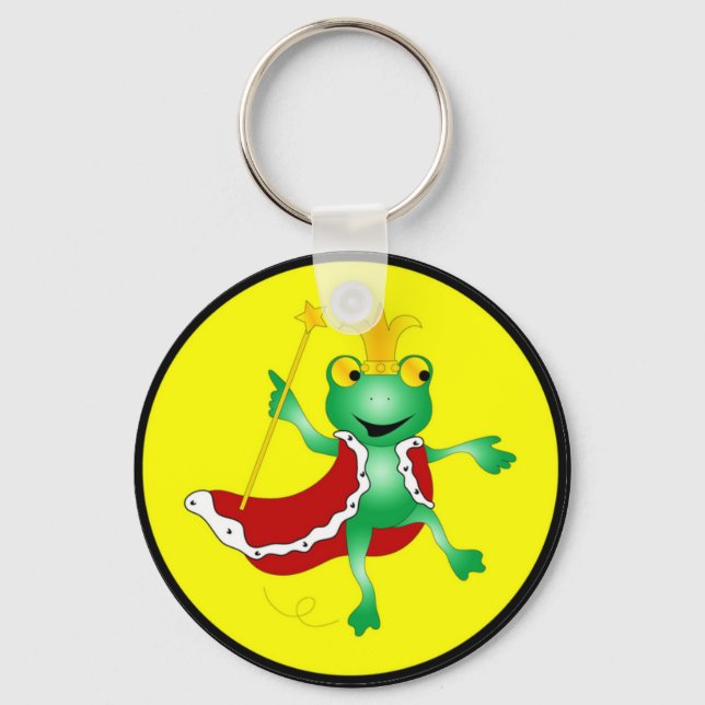 Frog King Keychain (Front)