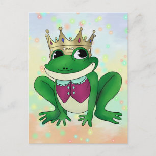 Frog King postcard