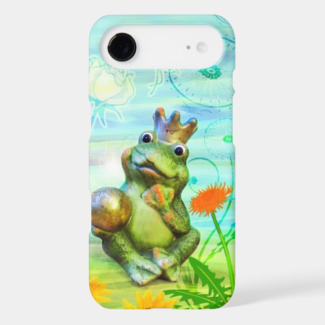 Frog King with flowers iPhone shell Case-Mate iPhone Case (Back)