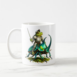 Frog Knight and Battle Beetle Coffee Mug