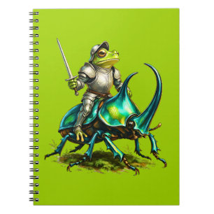Frog Knight and Battle Beetle Notebook