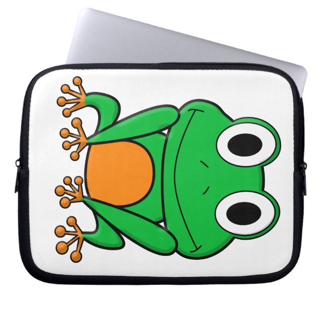Frog Laptop Sleeve (Front)