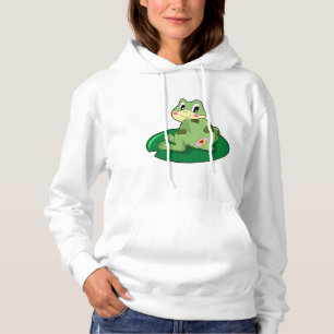 Frog Leaf Heart Plaster Hoodie