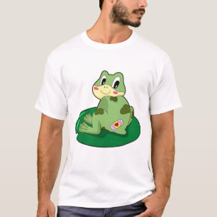 Frog Leaf Heart Plaster T-Shirt