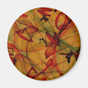 Frog Legs - Abstract Art Magnet