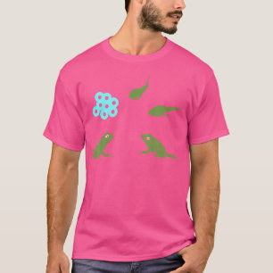 Frog Life Cycle Funny Animal Frog Lover Science T-Shirt