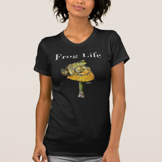 Frog Life | Mushroom & Frog Trendy Virginia Wright T-Shirt