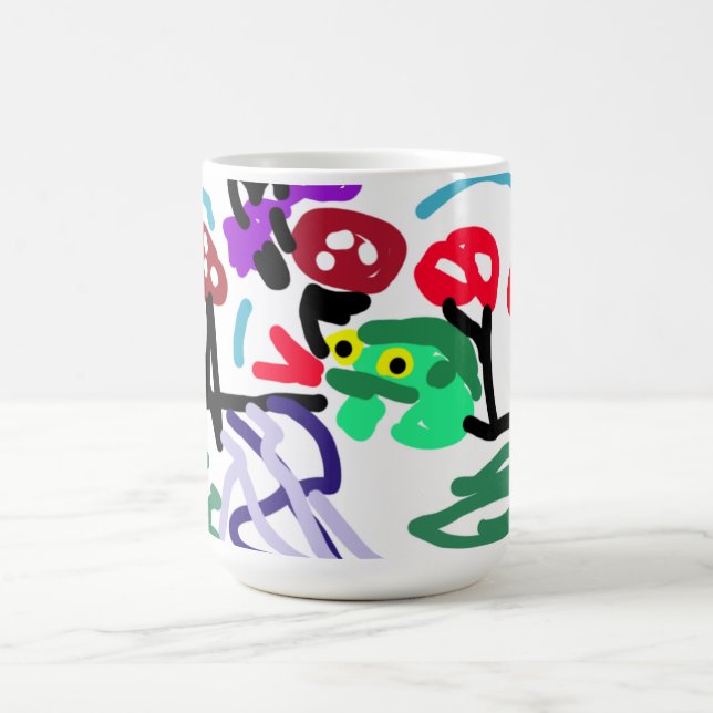Frog love  coffee mug (Center)
