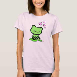 Frog Love Women's Baby Doll Tee