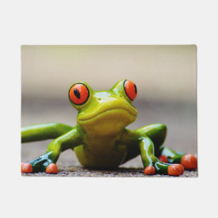 Frog macro doormat