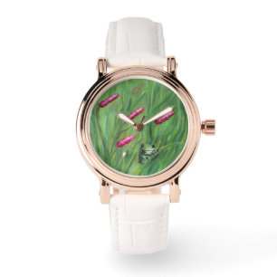 Frog Magic Humour Watercolor Froggy Watch