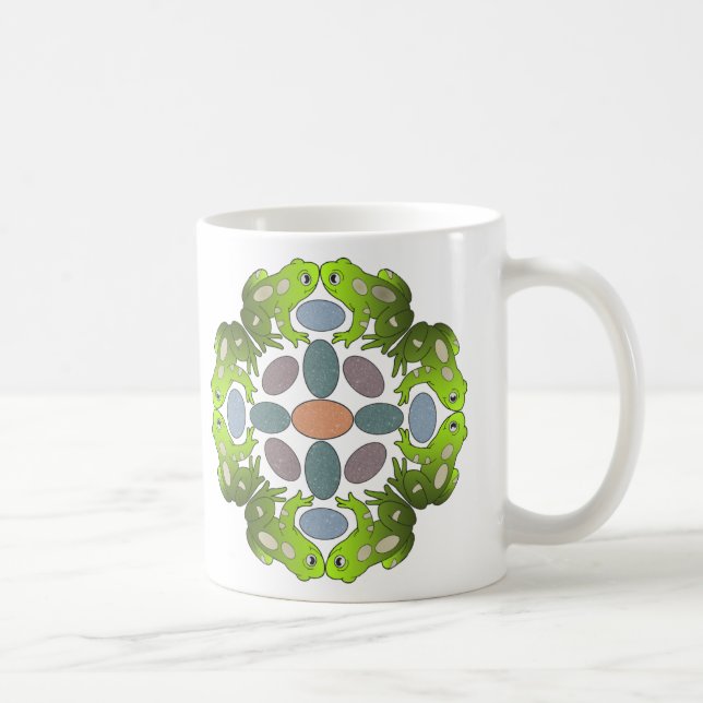 Frog Mandala Coffee Mug (Right)