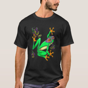 Frog Mardi Gras Gifts for Kids & Adults T-Shirt