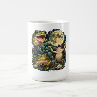 Frog Moon Vintage Nature Retro Amphibian Nature Coffee Mug