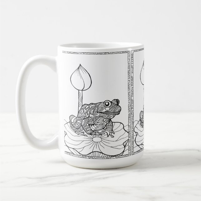Frog Mug(Transparent) Coffee Mug (Left)