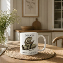Frog Mug - "Wisdom Grows Quietly"