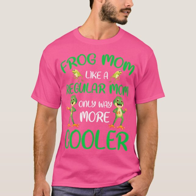 Frog Mum Toad Mother'S Day Frog T-Shirt (Front)