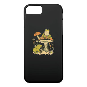 Frog Mushroom Cottagecore Aesthetic Goblincore Cut iPhone 8/7 Case