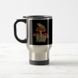 Frog  Mushroom Cottagecore Classic Travel Mug