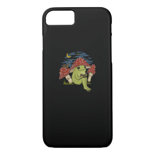 Frog Mushroom Hat Reading Book - Cottagecore Gobli iPhone 8/7 Case